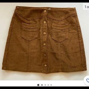 Corduroy skirt